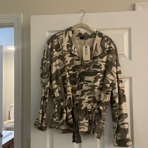 Brand new with tags on! Cinched waist jacket! Mittoshop! Size Medium!